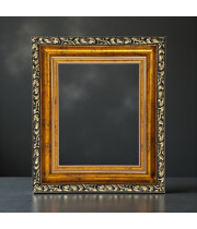 Rama sosnowa ornamentowa | 25x40 | ZŁOTY ANTYCZNY | szerokość 6cm